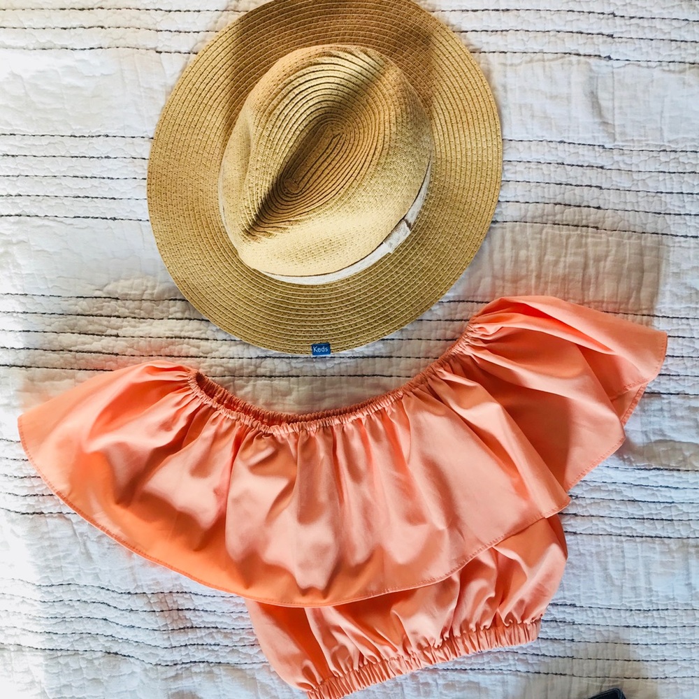 Straw Floppy Fedora
